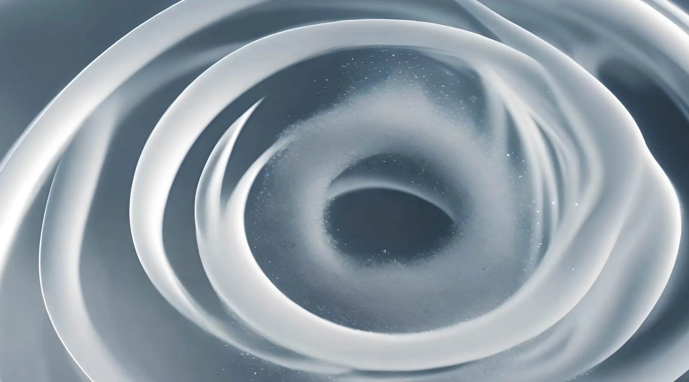 Silvery Swirl Abyss Minimalist Looping Video
